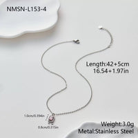 Vintage Zircon Necklace & Earrings Set