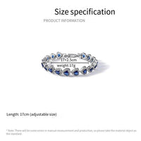 Zircon colorful bracelet