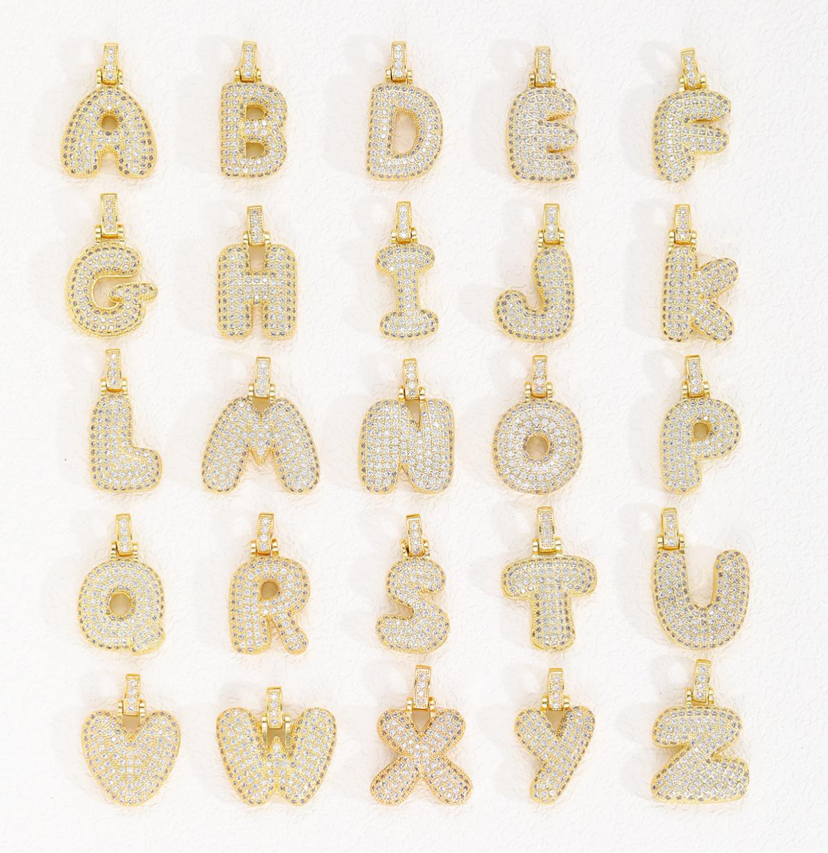 BUBBLE INITIALS Necklace