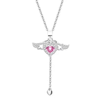 (PINK) ANGEL HEART Necklace