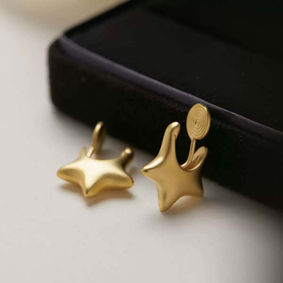 925 Sterling Silver Star Stud Earrings