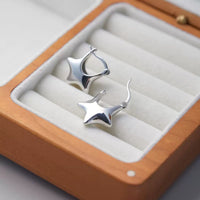 925 Sterling Silver Star Stud Earrings
