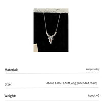 Bow openwork lace thick silver beaded pendant necklace  earrings set