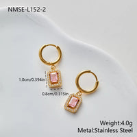 Vintage Zircon Necklace & Earrings Set