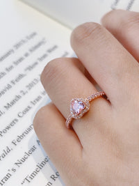 Elevated Heart Ring