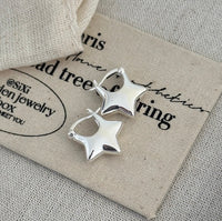 925 Sterling Silver Star Stud Earrings