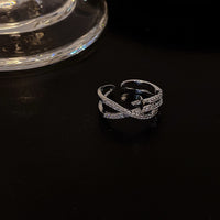 Elegant Meteor Wrap Ring - Sparkling Zircon