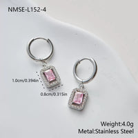 Vintage Zircon Necklace & Earrings Set