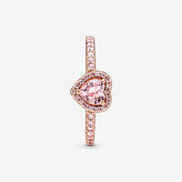 Elevated Heart Ring