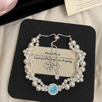 Manta rose Swarovski pearl micro-inlaid zircon bracelet