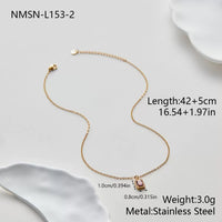 Vintage Zircon Necklace & Earrings Set