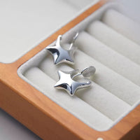 925 Sterling Silver Star Stud Earrings