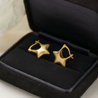 925 Sterling Silver Star Stud Earrings