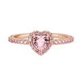 Elevated Heart Ring