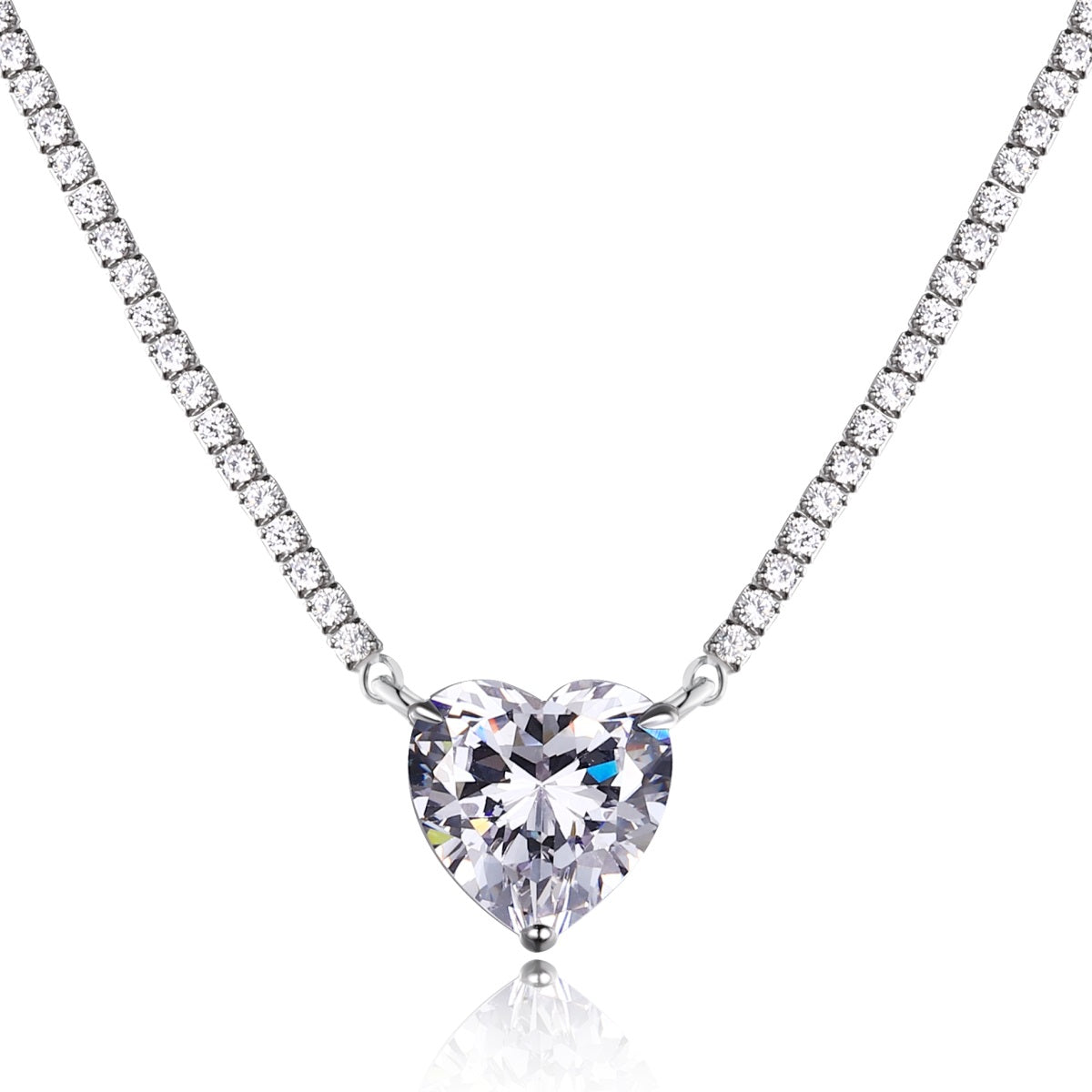 (WHITE) HEART OF LOVE Necklace