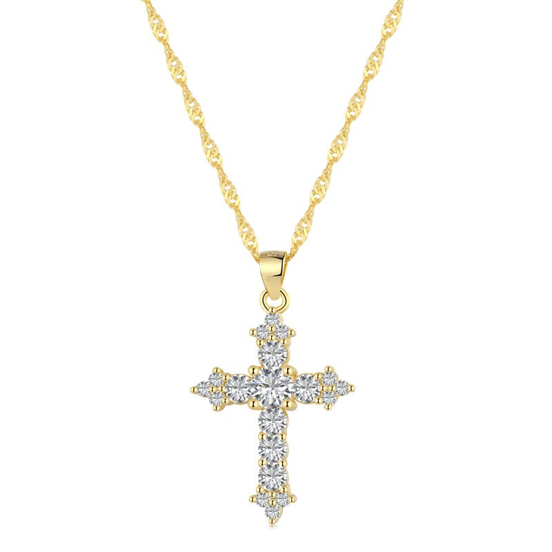 (GOLD) THE PROMISE Cross Necklace