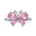 (PINK) ICED BUTTERFLY Ring