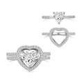 (WHITE) MATCHING HEARTS Ring