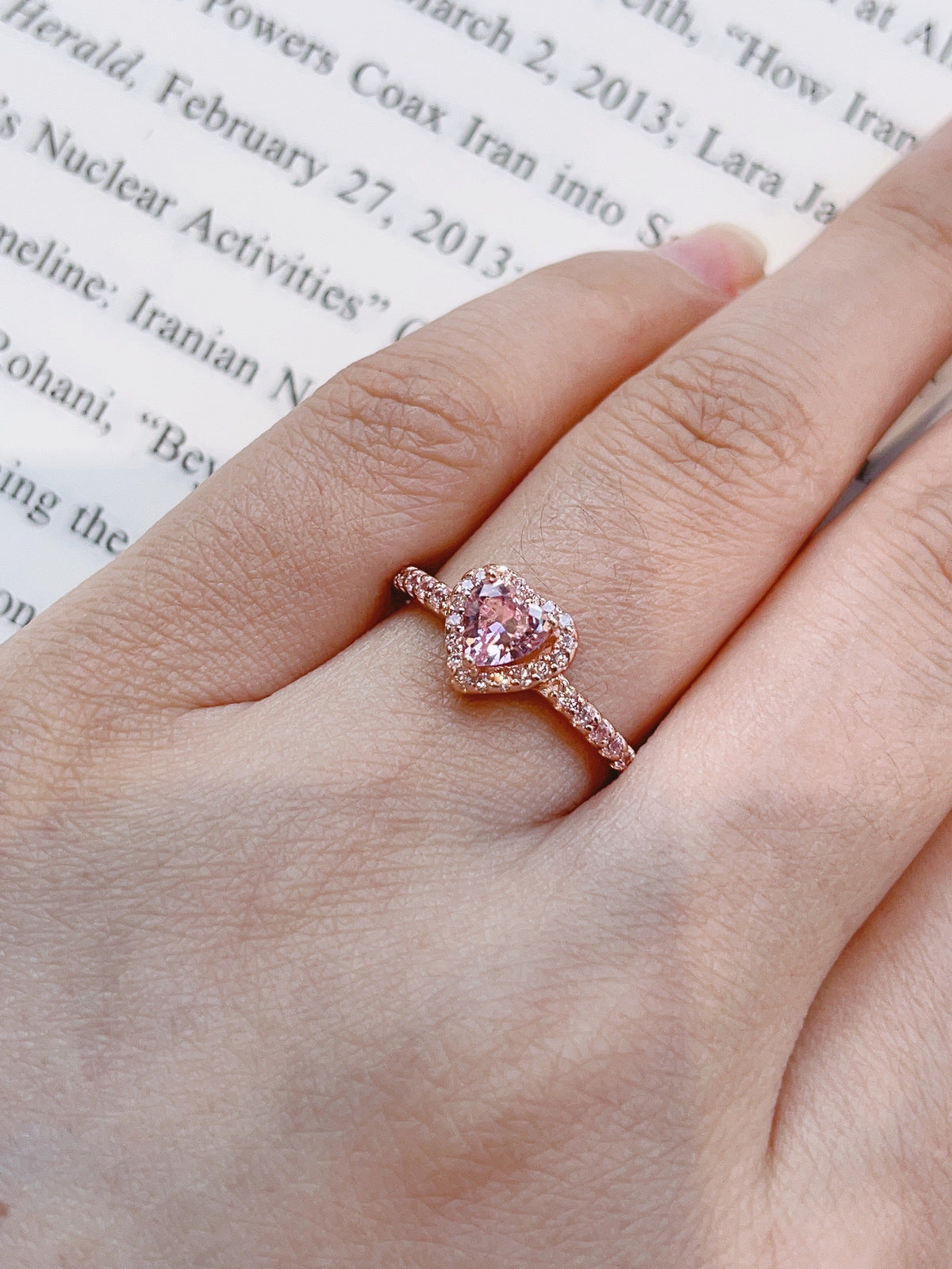 Elevated Heart Ring