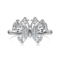 Butterfly Silver Ring Collection