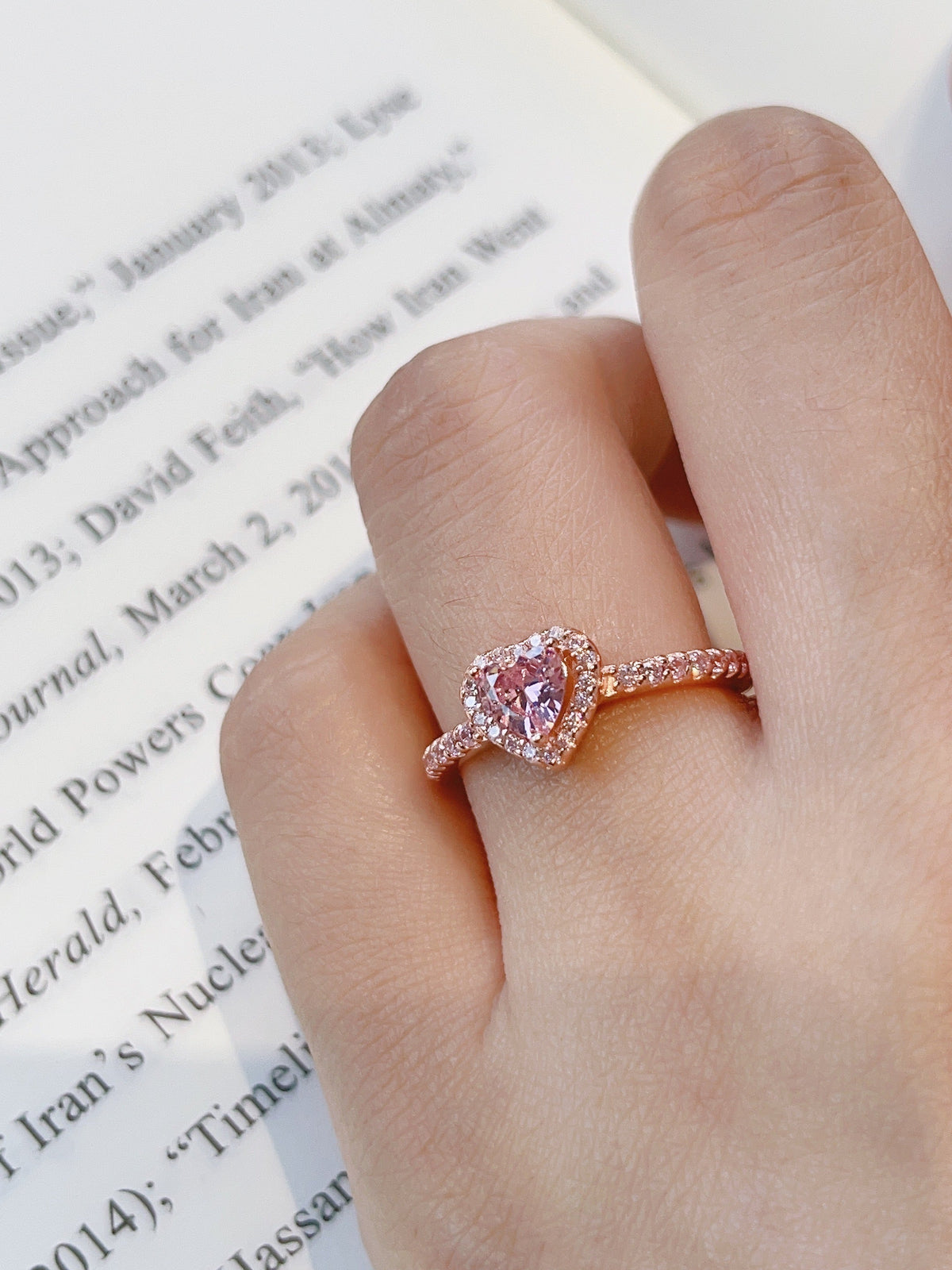 Elevated Heart Ring