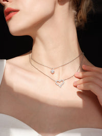 PEACH NECKLACE SET